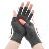 Darrahopens Health & Beauty > Health & Wellbeing > Supports & Braces Fingerless Arthritis Compression Gloves for Pain Relief and Warmth, Breathable Cotton Spandex Blend for Typing Gaming and Daily Activities Size M In Australia - Darrahopens