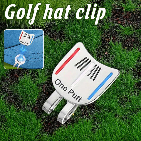Darrahopens Health & Beauty > Health & Wellbeing > Supports & Braces Golf Ball Marker Metal With Hat Clip Golf Training Aid Outdoor Sport Aiming Tool