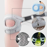 Darrahopens Health & Beauty > Health & Wellbeing > Supports & Braces Knee Brace,a pair Knee Brace for Women Men,Pain Relief Adjustable Patellar Tendon Support Sleeves Brace Knee Joint Strap for Hiking,Tennis,Arthritis,Running,Football,Injury Recover(Grey,L)