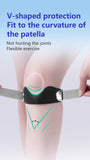 Darrahopens Health & Beauty > Health & Wellbeing > Supports & Braces Patellar knee pads-Black