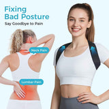 Darrahopens Health & Beauty > Health & Wellbeing > Supports & Braces Posture Corrector for Women and Men, Invisible Mesh Breathable Back Brace, Adjustable Back Straightener, Relieves Shoulder, Neck, and Back Pain Large （L）