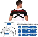 Darrahopens Health & Beauty > Health & Wellbeing > Supports & Braces Shoulder Brace - Shoulder Support Brace for Sports - Double-Sided Adjustable & Breathable - Compression and Stability for Both Shoulders - L/XL