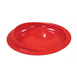 Darrahopens Health & Beauty > Health & Wellbeing > Supports & Braces Spill-Proof Scoop Plate, 9" - Dish with Wall for Disabled, Handicapped, Elderly Adults with Special Needs from Parkinsons, Dementia, Stroke, Tremors with - Non Skid Padded Bottom - Red / 1 Pack