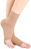 Darrahopens Health & Beauty > Health & Wellbeing > Supports & Braces Stretch ankle compression stockings - Ankle compression stockings - Sports ankle support - Stretch compression stockings - Plantar fascia support - beige size S