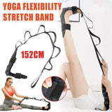 Darrahopens Health & Beauty > Health & Wellbeing > Supports & Braces Yoga Flexibility Stretch Band Leg Fascia Stretcher Strap Ballet Gym Trainer