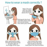 Darrahopens Health & Beauty > Health & Wellbeing > Wellness Accessories 100x Disposable Surgical Face Mask Dust Mouth Guard 3 Ply Air Purifying