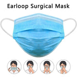 Darrahopens Health & Beauty > Health & Wellbeing > Wellness Accessories 100x Disposable Surgical Face Mask Dust Mouth Guard 3 Ply Air Purifying