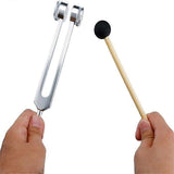 Darrahopens Health & Beauty > Health & Wellbeing > Wellness Accessories 128 Hz Tuning Fork with Weight Compatible with Therapy and Bio-Acoustic Use Acoustic Sliding