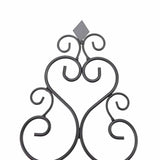Darrahopens Health & Beauty > Health & Wellbeing > Wellness Accessories 2 Pcs Candle Holder Exquisite Classical Style Black Iron Wall Mounted Candlestick for Living Rooms Bedroom Hallways In Australia - Darrahopens