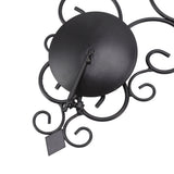 Darrahopens Health & Beauty > Health & Wellbeing > Wellness Accessories 2 Pcs Candle Holder Exquisite Classical Style Black Iron Wall Mounted Candlestick for Living Rooms Bedroom Hallways In Australia - Darrahopens