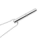Darrahopens Health & Beauty > Health & Wellbeing > Wellness Accessories 2PCS Stress Anxiety Relief Necklace Stainless Steel Mindful Breathing Exercise Device Whistle Pendant for Meditation Relaxation Calming Down In Australia - Darrahopens