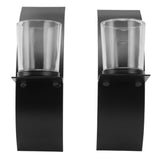 Darrahopens Health & Beauty > Health & Wellbeing > Wellness Accessories 2Set Wall Mounted Candlestick Iron Three Dimensional Arc Design Candle Tray for Bedroom In Australia - Darrahopens
