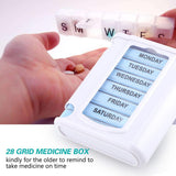 Darrahopens Health & Beauty > Health & Wellbeing > Wellness Accessories 7 Day Pill Box Dispenser Storage Daily Holder Organiser Tablet Medicine Weekly