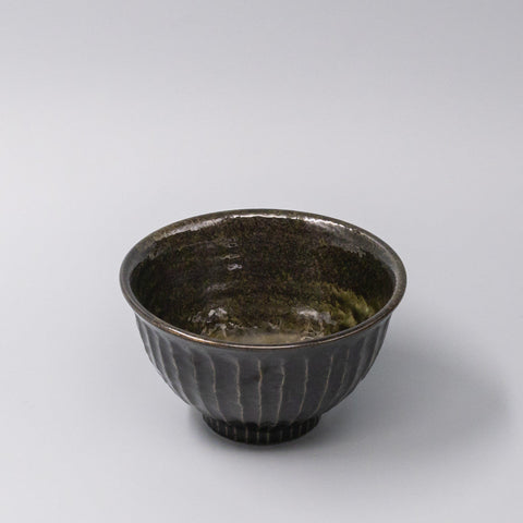 Darrahopens Health & Beauty > Health & Wellbeing > Wellness Accessories Bowl 15.5cm Shinogi Moss Black Glaze