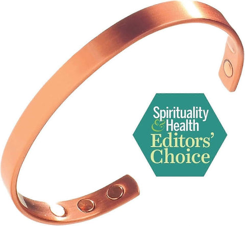 Darrahopens Health & Beauty > Health & Wellbeing > Wellness Accessories Copper Magnetic Bracelet for Arthritis Carpal Tunnel Joint Pain Relief for Men Women 8pcs Magnets