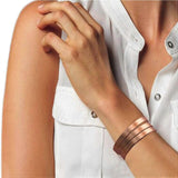 Darrahopens Health & Beauty > Health & Wellbeing > Wellness Accessories Copper Magnetic Bracelet for Arthritis Carpal Tunnel Joint Pain Relief for Men Women 8pcs Magnets