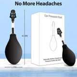 Darrahopens Health & Beauty > Health & Wellbeing > Wellness Accessories Ear Pressure Relief Tool – Natural Headache & Tinnitus Relief Device, Instant Pain Reduction, Portable Ear Massage for Migraine, Insomnia, Dizziness Use(Black)