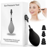 Darrahopens Health & Beauty > Health & Wellbeing > Wellness Accessories Ear Pressure Relief Tool – Natural Headache & Tinnitus Relief Device, Instant Pain Reduction, Portable Ear Massage for Migraine, Insomnia, Dizziness Use(Black)