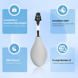 Darrahopens Health & Beauty > Health & Wellbeing > Wellness Accessories Ear Pressure Relief Tool – Natural Headache & Tinnitus Relief Device, Instant Pain Reduction, Portable Ear Massage for Migraine, Insomnia, Dizziness Use(Grey)