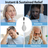 Darrahopens Health & Beauty > Health & Wellbeing > Wellness Accessories Ear Pressure Relief Tool – Natural Headache & Tinnitus Relief Device, Instant Pain Reduction, Portable Ear Massage for Migraine, Insomnia, Dizziness Use(Grey)