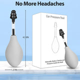 Darrahopens Health & Beauty > Health & Wellbeing > Wellness Accessories Ear Pressure Relief Tool – Natural Headache & Tinnitus Relief Device, Instant Pain Reduction, Portable Ear Massage for Migraine, Insomnia, Dizziness Use(Grey)