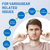 Darrahopens Health & Beauty > Health & Wellbeing > Wellness Accessories Electric Ear Pressure Relief Device – 3-Mode Adjustable Airflow for Travel, Diving & Altitude – Eustachian Tube Unblocker with LED Display & Type-C Charging (White)