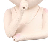 Darrahopens Health & Beauty > Health & Wellbeing > Wellness Accessories Face Flower Pot Head Planter Pot Cute Resin Succulent Planter with Drainage Hole Closed Eyes Large Opening for Indoor Outdoor In Australia - Darrahopens