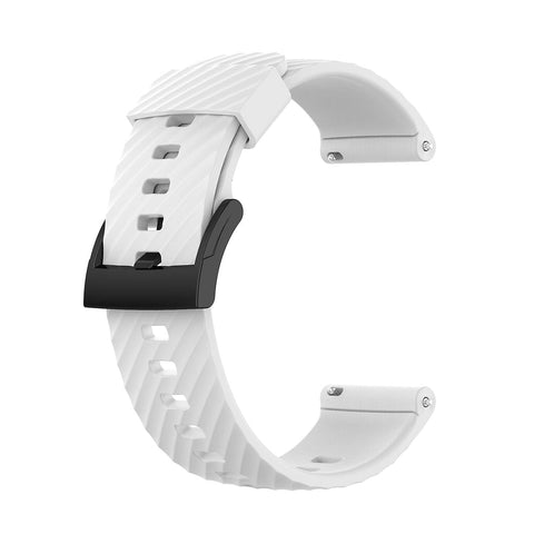 Darrahopens Health & Beauty > Health & Wellbeing > Wellness Accessories For Suunto 7 Solid Color Silicone Strap - Perfect White 0_MGF White