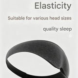 Darrahopens Health & Beauty > Health & Wellbeing > Wellness Accessories Grey 3D Contoured Sleep Mask with Integrated Earplugs - Zero Pressure Eye Cover, Light Blocking, Noise Reduction, Breathable Milk Silk for Travel and Nap In Australia - Darrahopens