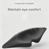 Darrahopens Health & Beauty > Health & Wellbeing > Wellness Accessories Grey 3D Contoured Sleep Mask with Integrated Earplugs - Zero Pressure Eye Cover, Light Blocking, Noise Reduction, Breathable Milk Silk for Travel and Nap In Australia - Darrahopens