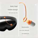 Darrahopens Health & Beauty > Health & Wellbeing > Wellness Accessories Grey 3D Contoured Sleep Mask with Integrated Earplugs - Zero Pressure Eye Cover, Light Blocking, Noise Reduction, Breathable Milk Silk for Travel and Nap In Australia - Darrahopens