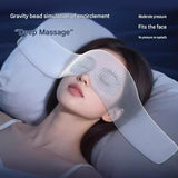 Darrahopens Health & Beauty > Health & Wellbeing > Wellness Accessories Home and Travel Sleep Aid Bundle - White Dual Mode CES Microcurrent Sleep Aid  Device and Pink Gravity Eye Mask, USB Rechargeable Handheld and Ear Clip Unit, 72cm Light Blocking Polyester Cover for Deep Rest and Travel In Australia - Darrahopens