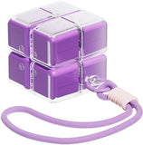 Darrahopens Health & Beauty > Health & Wellbeing > Wellness Accessories Medicine box - 7-day medicine box - Weekly pill box - Portable pill box for travel - Easy to open - 8 compartments - For storing vitamins and medicines - Purple