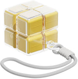 Darrahopens Health & Beauty > Health & Wellbeing > Wellness Accessories Medicine box - 7-day medicine box - Weekly pill box - Portable pill box for travel - Easy to open - 8 compartments - For storing vitamins and medicines - Yellow
