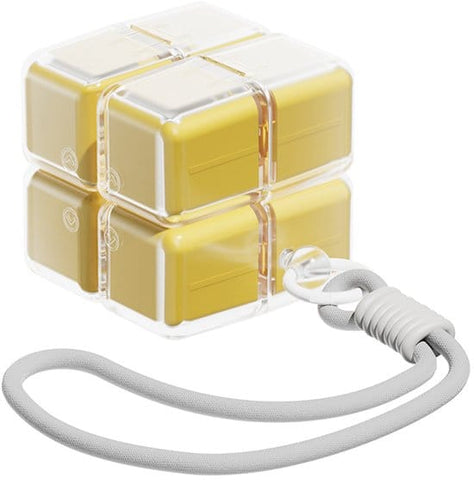 Darrahopens Health & Beauty > Health & Wellbeing > Wellness Accessories Medicine box - 7-day medicine box - Weekly pill box - Portable pill box for travel - Easy to open - 8 compartments - For storing vitamins and medicines - Yellow