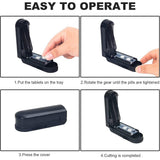 Darrahopens Health & Beauty > Health & Wellbeing > Wellness Accessories Pill Slicer Cutter Tablet Splitter Portable Pill Divider Medication Organizer