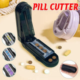 Darrahopens Health & Beauty > Health & Wellbeing > Wellness Accessories Pill Slicer Cutter Tablet Splitter Portable Pill Divider Medication Organizer