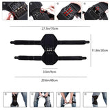 Darrahopens Health & Beauty > Health & Wellbeing > Wellness Accessories Power Knee Braces (2 Pack): 4-Spring Joint Support, Adjustable Stabilizer for Pain Relief, Sports & Daily Use