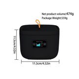 Darrahopens Health & Beauty > Health & Wellbeing > Wellness Accessories Professional Ultrasonic Cleaner with UV Light - 45000Hz for Dentures, Retainers, Jewelry & More(black)
