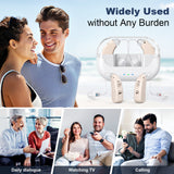 Darrahopens Health & Beauty > Health & Wellbeing > Wellness Accessories Rechargeable Hearing Amplifier with Charging Case – Compact Sound Enhancer for Daily Use, Noise Reduction & Clear Audio (White & Transparent Case, Skin Tone)