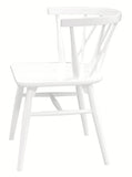Darrahopens Health & Beauty > Health & Wellbeing > Wellness Accessories Sierra Cross Back Oak Chair - Set of 2 (White)