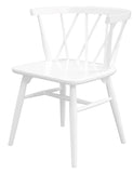 Darrahopens Health & Beauty > Health & Wellbeing > Wellness Accessories Sierra Cross Back Oak Chair - Set of 2 (White)