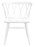 Darrahopens Health & Beauty > Health & Wellbeing > Wellness Accessories Sierra Cross Back Oak Chair - Set of 2 (White)