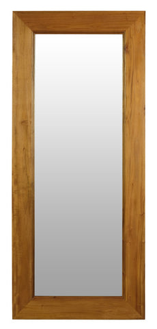 Darrahopens Health & Beauty > Health & Wellbeing > Wellness Accessories Toby Solid Mahogany Timber Standing Mirror (Light Pecan)