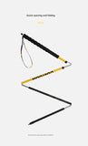Darrahopens Health & Beauty > Health & Wellbeing > Wellness Accessories Ultralight Carbon Fiber Foldable Trail Running & Hiking Pole(yellow  Recommended height range 155-165cm)