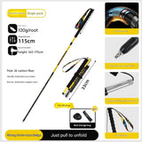 Darrahopens Health & Beauty > Health & Wellbeing > Wellness Accessories Ultralight Carbon Fiber Foldable Trail Running & Hiking Pole(yellow  Recommended height range 165-175cm)