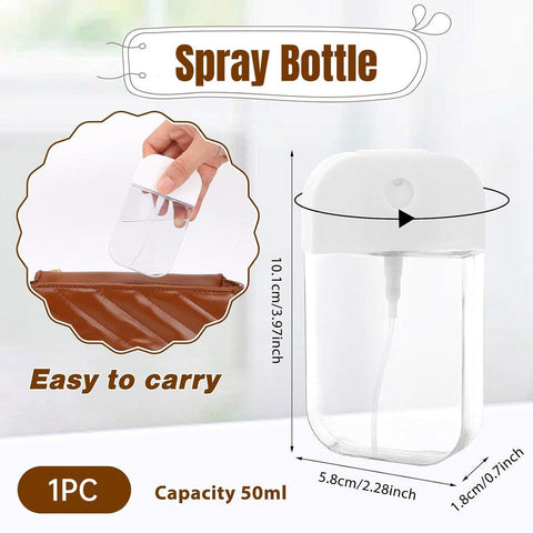 Darrahopens Health & Beauty > Makeup > Cosmetics 1pc Portable Card Spray Bottle Refillable Travel Watering Can for Skincare