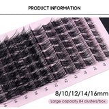 Darrahopens Health & Beauty > Makeup > Cosmetics DIY Eyelash Extension Individual Cluster False Eyelashes Transplantation False