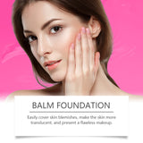 Darrahopens Health & Beauty > Makeup > Cosmetics Moisturizing Balm Foundation - Lightweight Texture, Long-Lasting Natural Coverage(Brown)
