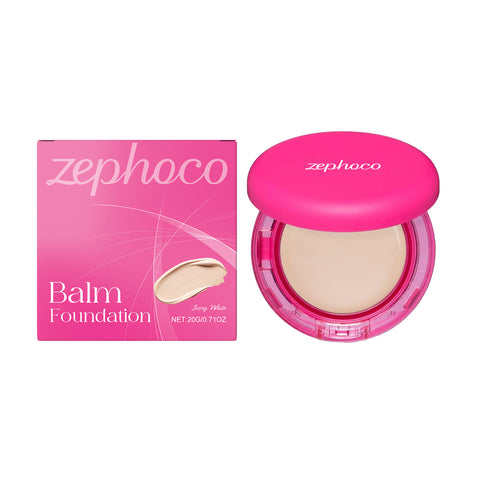 Darrahopens Health & Beauty > Makeup > Cosmetics Moisturizing Balm Foundation - Lightweight Texture, Long-Lasting Natural Coverage(Ivory color)